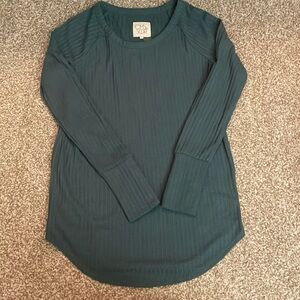 Chaser Waffle Print Long Sleeve Shirt